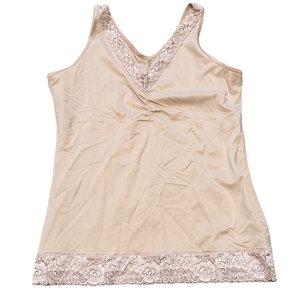Ruby Ribbon lace trimmed cami sz 40